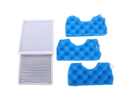 2X filtro de polvo para aspiradora filtro Hepa 3Xjuego de filtro de algodón para Samsung Sc4300 Sc4470 Vc-B710W blanco