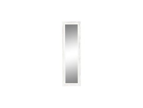 Espejo de pared DKD Home Decor Cristal Blanco Madera MDF Decapé (160 x 2,5 x 45 cm)