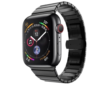 Correa para Smartwatch con hebilla de mariposa de acero con una cuenta para Apple Watch Ultra 49 mm y Watch Ultra 2 49 mm / Series 9, 8 y 7 45 mm /...