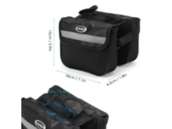 Bolsa Para Cuadro De Bicicleta De Montaña, Bolsa Doble Para Tubo Superior, Herramientas De Almacenamiento Para Ciclismo