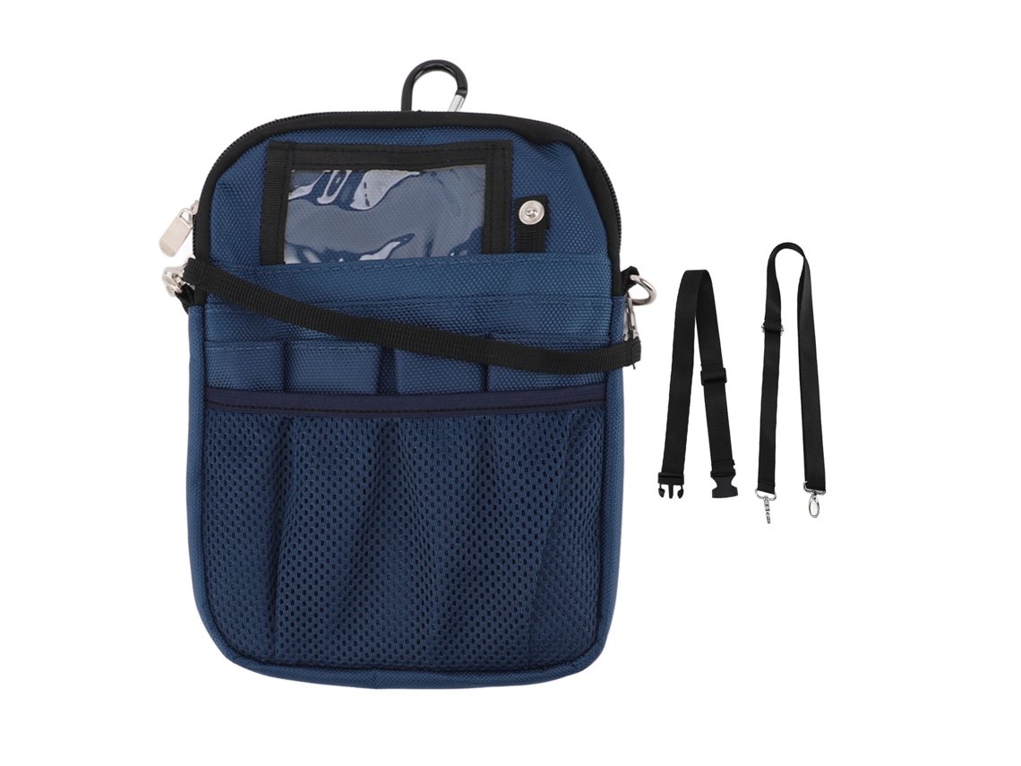Riñonera De Tela Oxford Para Enfermera Con Bolsillos Para Equipo Médico - Azul