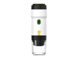 Cafetera de cápsulas multifuncional (blanca), 3 en 1, totalmente automática, portátil.