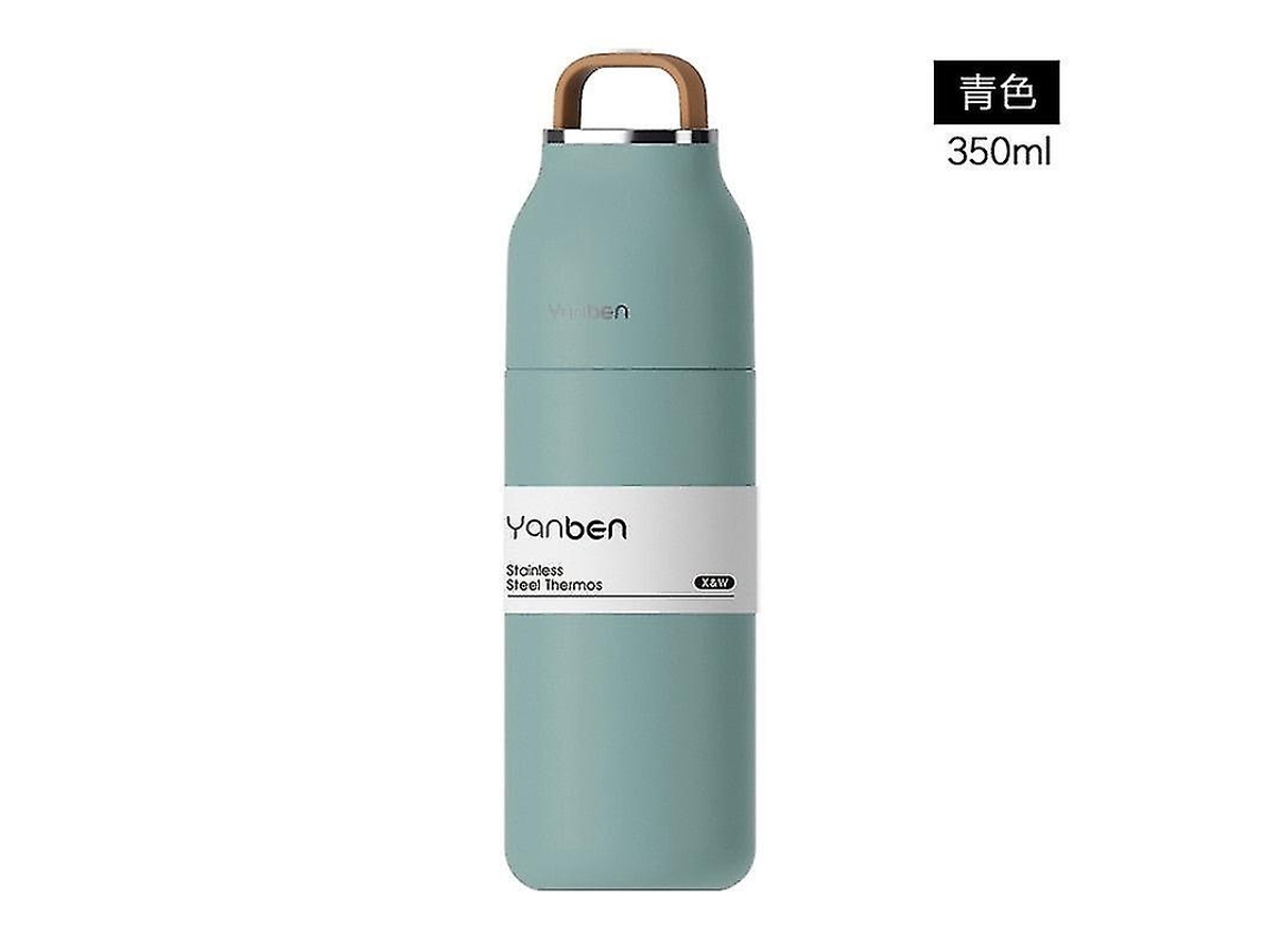 Termo portátil de acero inoxidable de 350 ml, termo al vacío, taza térmica, botella de agua térmica de 12 horas Ly Ebike