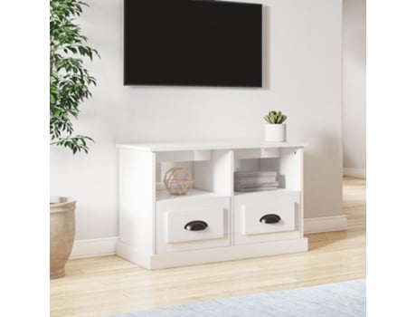 Mueble De Tv VIDAXL Blanco Madera contrachapada (80x35x50 cm)