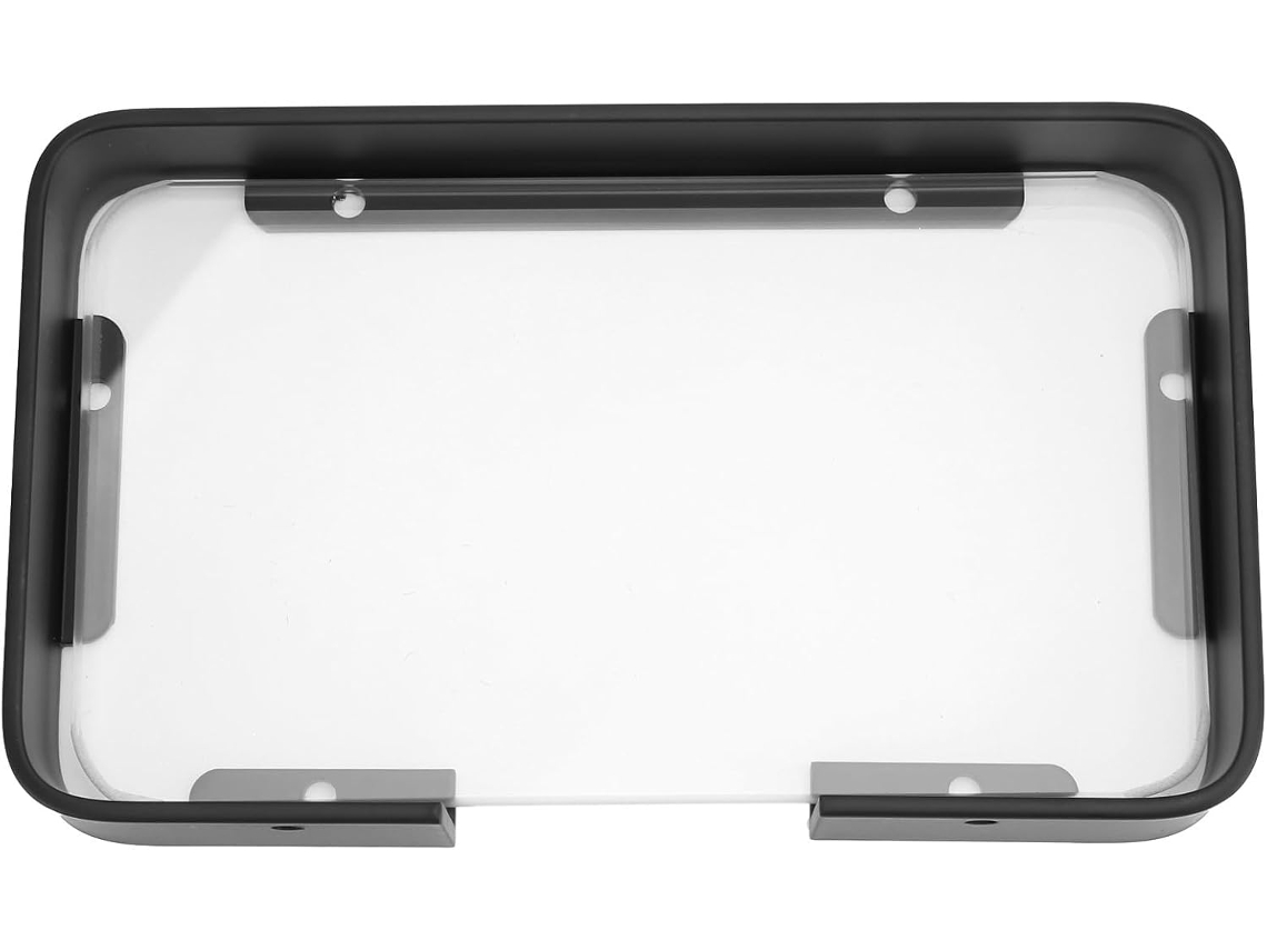 Estante Flotante Para Baño, No Requiere Perforación, Organizador De Almacenamiento De Esquina Negro