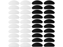 20 Pares De Protectores Nasales Antideslizantes De Silicona Adhesiva Para Gafas