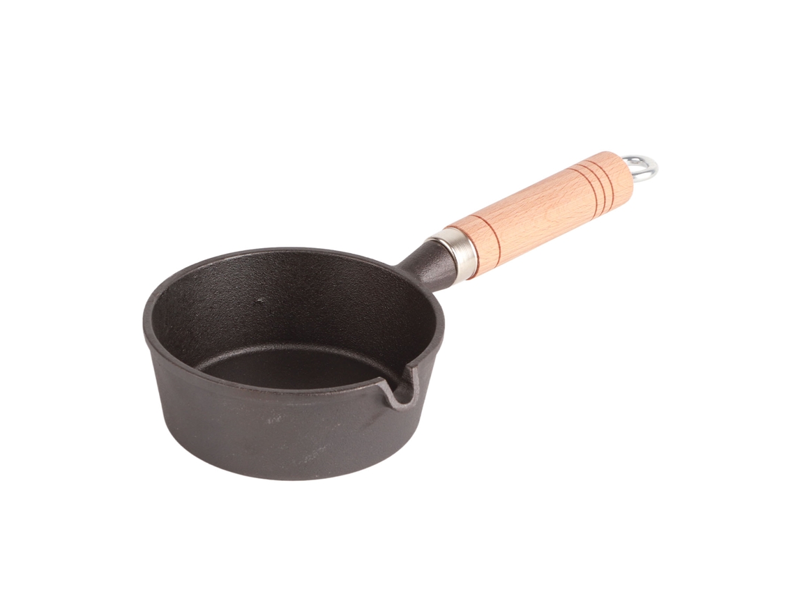 Mini Sartén Antiadherente De Hierro Fundido Para Huevos Y Desayunos, 13x5 Cm.