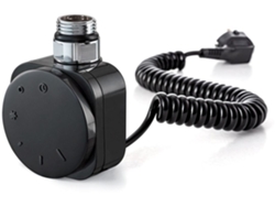 Termostato Con Resistencia redondo 600w acabado negro mate fabricado en ABS