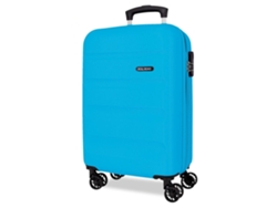 Maleta de Cabina ROLL ROAD Flex Extensible Azul Turquesa (38x55x20+5cm - 35L)