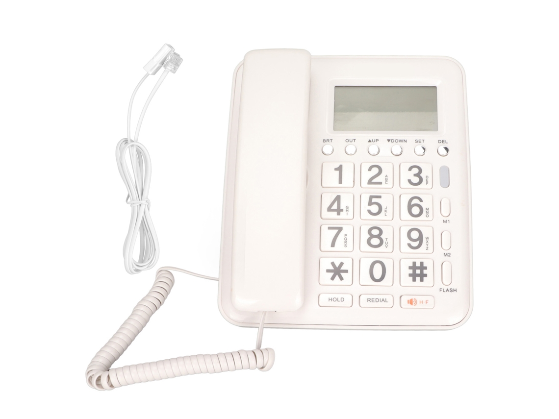 Teléfono fijo (identificador de llamadas, manos libres)