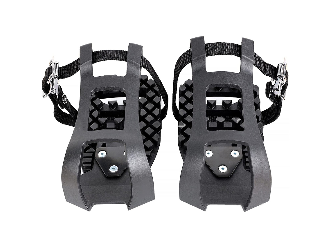 Pedales De Bicicleta Con Punteras Y Correas Compatibles Con Adaptadores Para Bicicletas Peloton, Tanto Para Uso Interior Como Exterior.