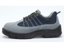 Zapatillas De Seguridad Para Hombre Y Mujer Con Puntera De Acero: Ligeras, Transpirables Y Antideslizantes (color: Gris) — 39