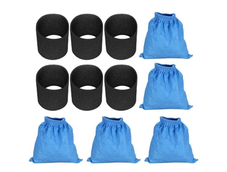 5 piezas para bolsa de filtro Karcher Mv1 Wd1 Wd2 Wd3 Se4001 &Amp; 6X para filtro de espuma seca húmeda Karcher Mv1 Wd1 Mv1 Wd1 Kar Filter