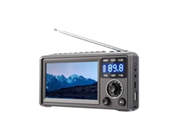 Ordenador Portátil De Vídeo De 4,3 Pulgadas Con Altavoz, Radio Fm/sm/tf, Reproductor De Mp3/mp4 Y Entrada Auxiliar, Reloj Para Personas Mayores.