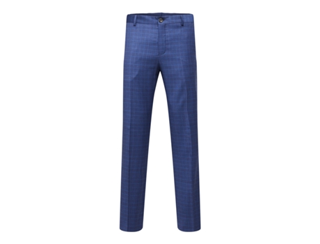 Pantalone SELECTED Traje Cuadros Neil para Hombre (44 - Azul)