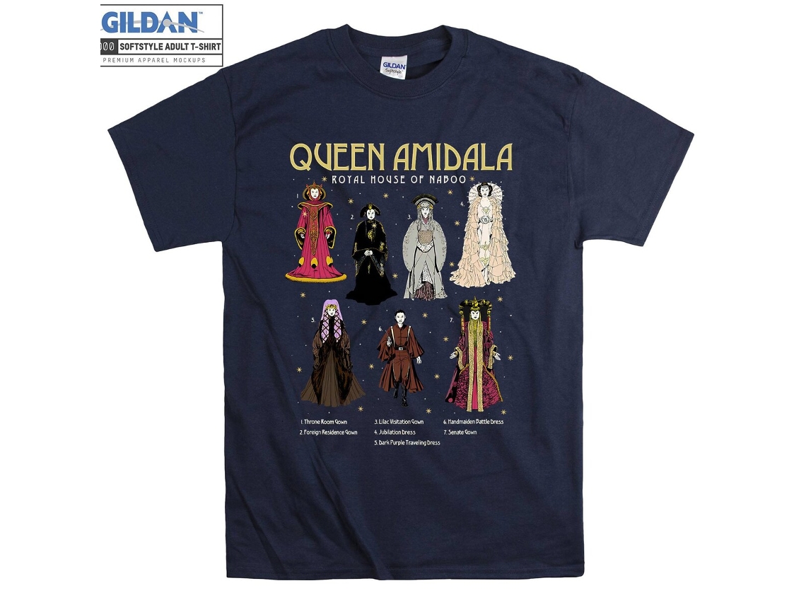 Camiseta Rockinstone Star Wars Queen Amidala（xxl）