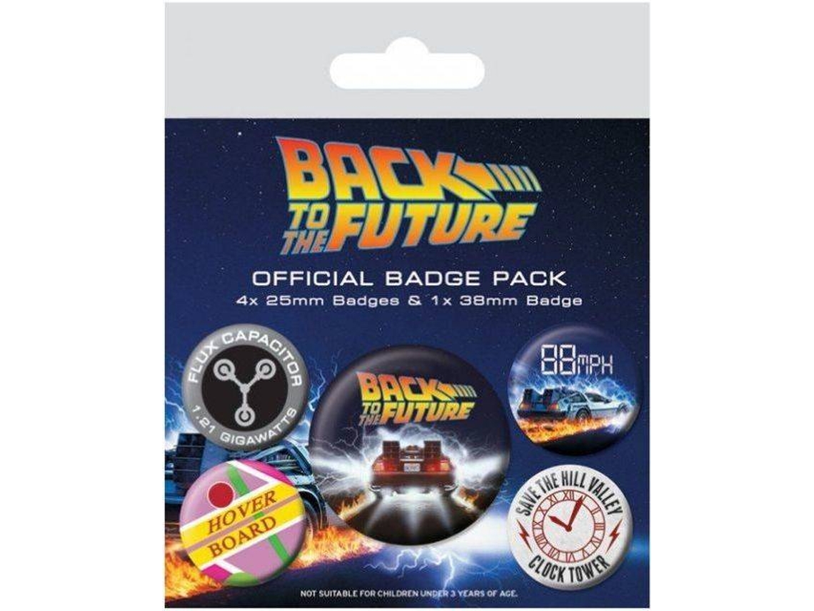 Pin PYRAMID INTERNATIONAL Pack de 5 Back to the Future DeLorean (Edad Mínima: 10 Años)