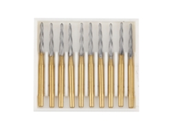 10 Fresas Dentales De Carburo De Tungsteno De Alta Velocidad Para Pulido Dental (28 Mm)