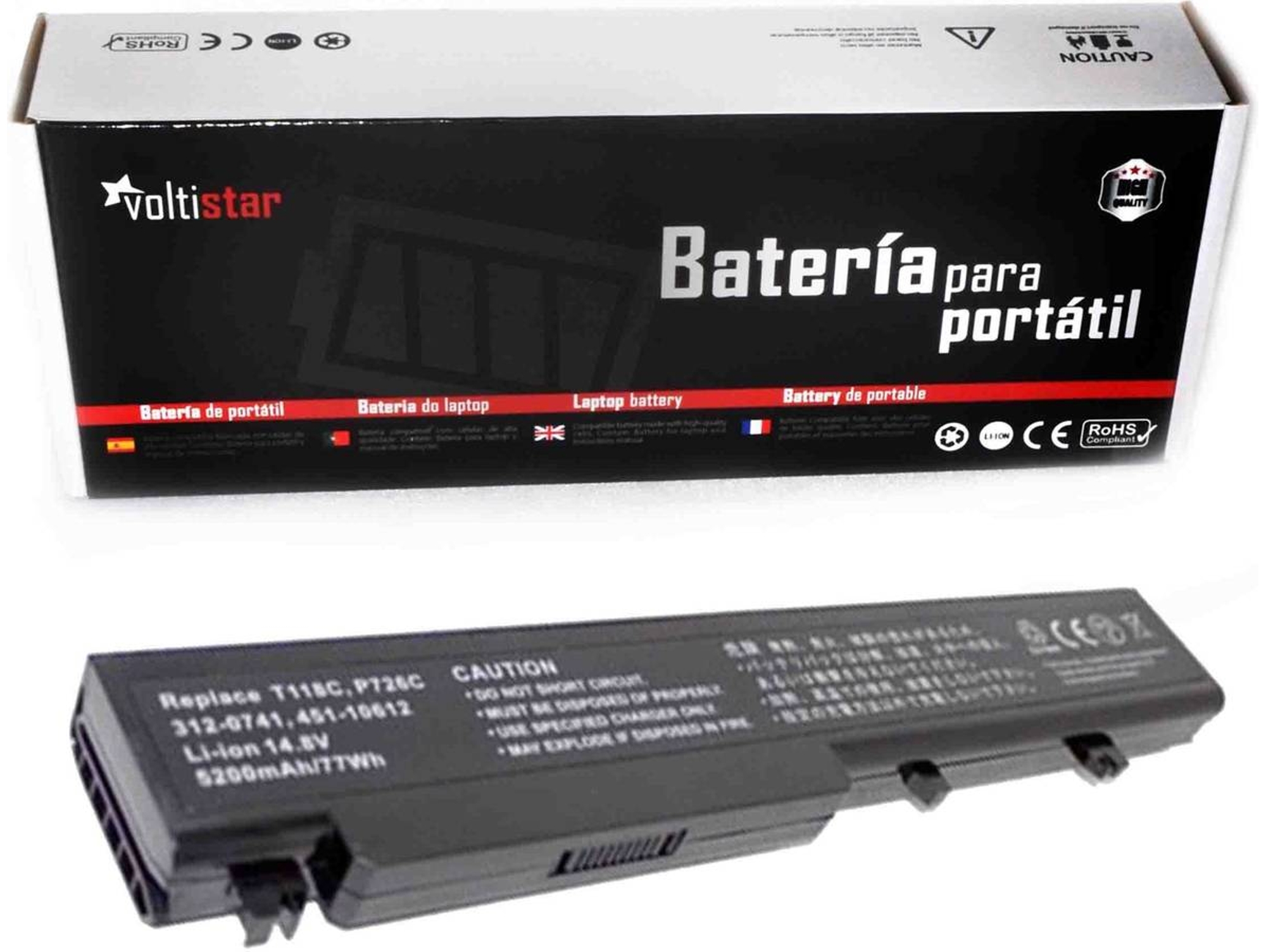 Batería para Portátil VOLTISTAR Dell Vostro 1710 1720 1710N 1720N