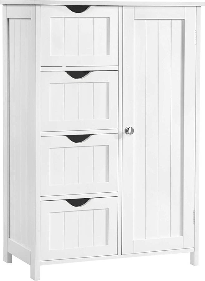 Guardarropa JEOBEST Baño (60 x 30 x 80 cm - Blanco)