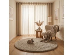 Consilio Concept Alfombra De Piel Sintética Cloud Super Soft 200x200 Cm Taupe