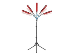 Terapia de luz roja para rostro y cuerpo, 5 dispositivos de terapia de luz roja infrarroja con soporte, luz de 660 nm y 850 nm, enchufe.