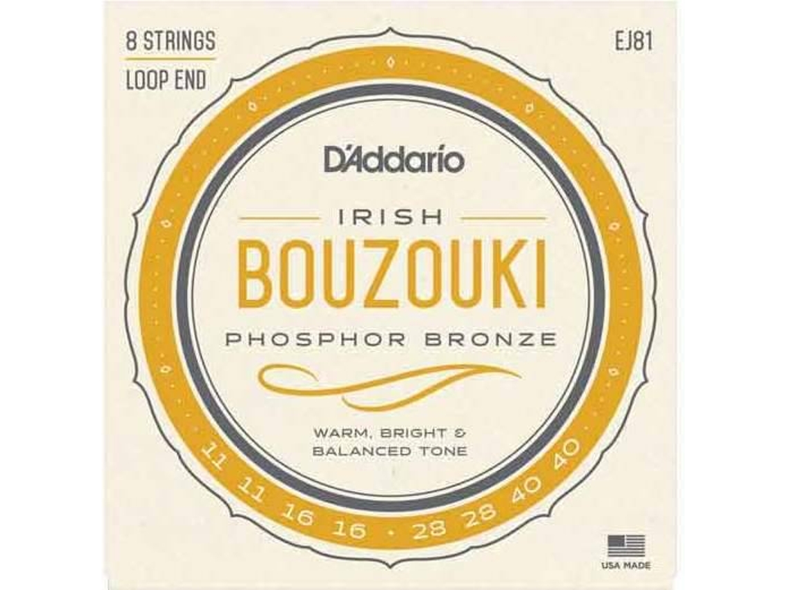 Cuerdas de Bouzouki DADDARIO Set Ej81