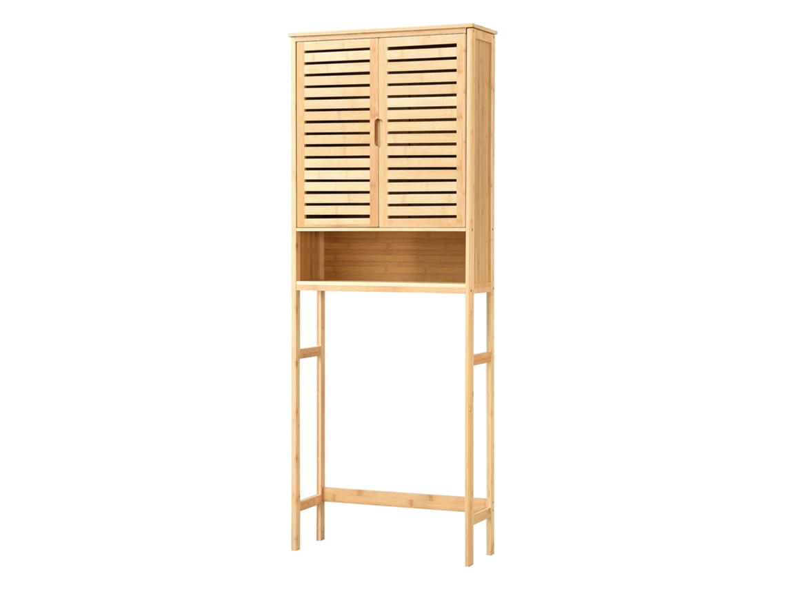 Estantería de baño sobre inodoro Geta Bamboo 170 X 66 X 23 Cm Natural [EN.CASA]