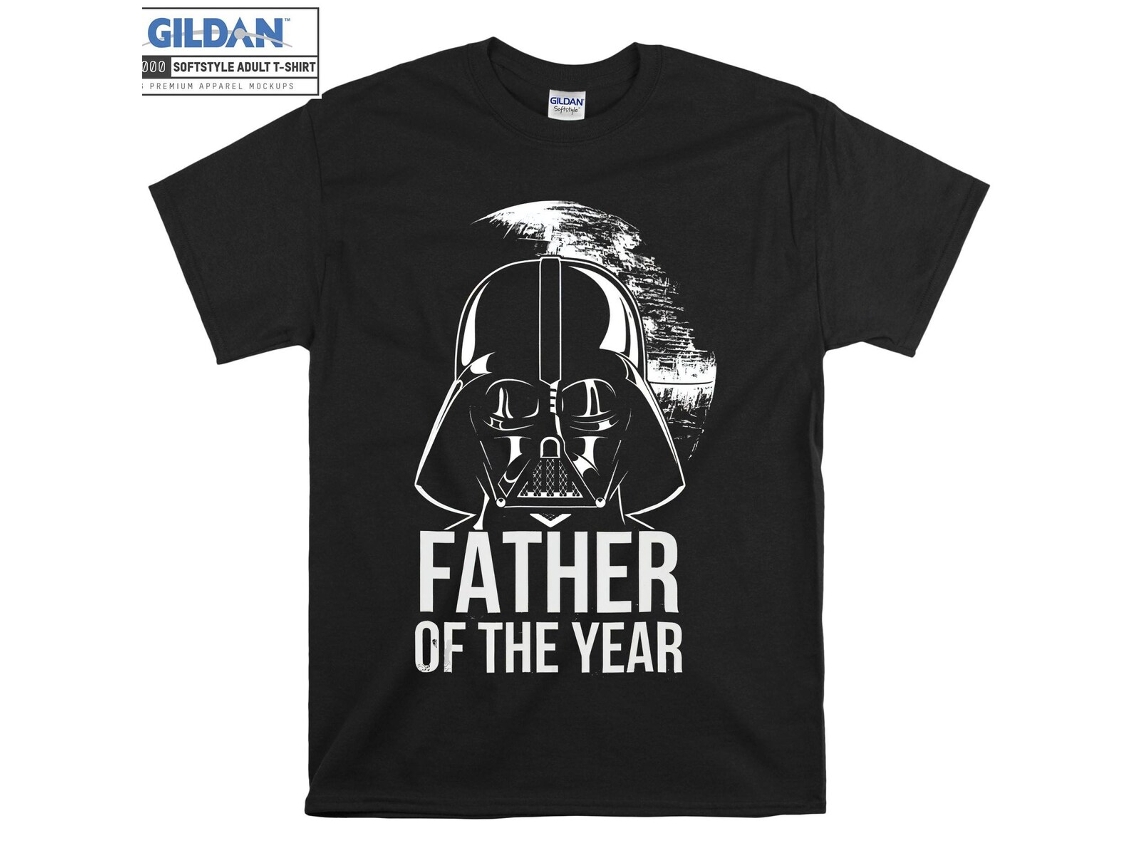 Camiseta Rockinstone Star Wars Vader Father（m）