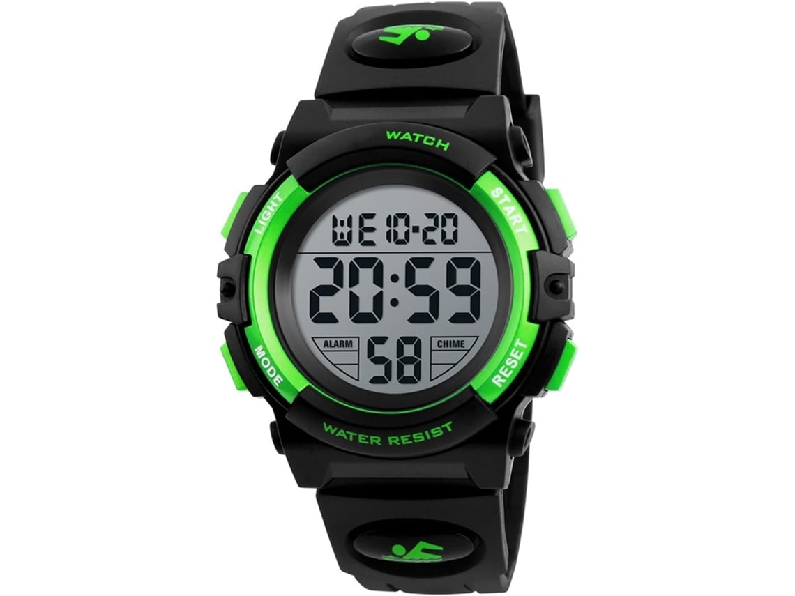 Reloj Analógico Digital Deportivo Militar Multifuncional 3 Tiempos Alarma Cronómetro Cuenta Regresiva Impermeable Yuyusan