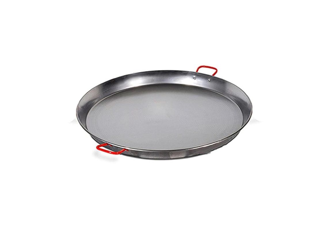 Paellera valenciana de 65 cm. pulida para 22 personas