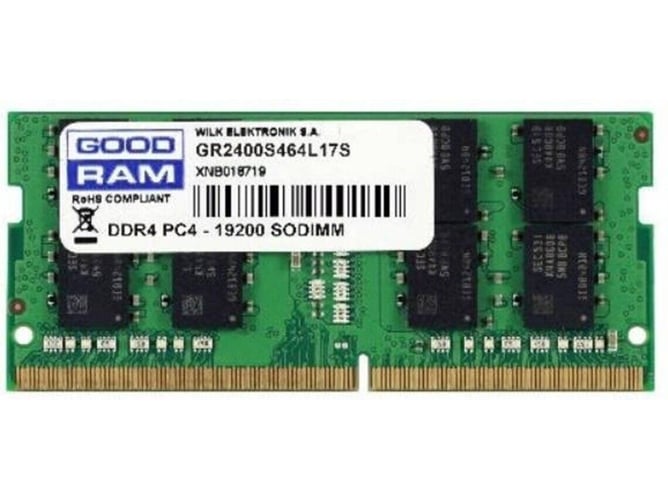 Memoria RAM DDR4 GOODRAM GR2400S464L17S/8G (1 x 8 GB - 2400 MHz - CL 17 - Verde)