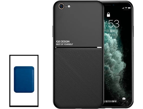 Kit Carcasa Magnetic Lux iPhone SE 2022 PHONECARE Negro