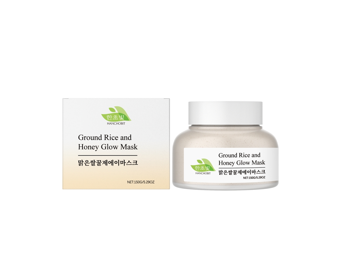 Mascarilla iluminadora de arroz y miel para una piel radiante