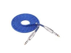 Cable De Audio Estéreo De 6,35 Mm Macho A Macho Para Mezclador De Guitarra Eléctrica, 1,8 Metros