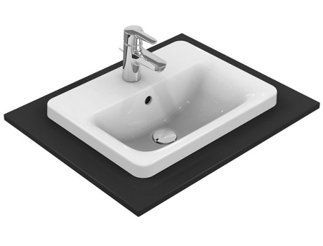 IDEAL STANDARD Connect Lavabo empotrado rectangular 580mm E5044, IDEAL STANDARD Connect Lavabo empotrado rectangular 580mm E5044, Color: Blanco