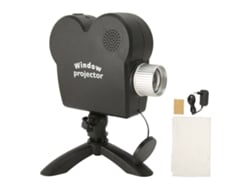 Projetor de luz de Halloween para exterior com tripé de queda livre integrado, ficha europeia 100-240V, decoração de janela