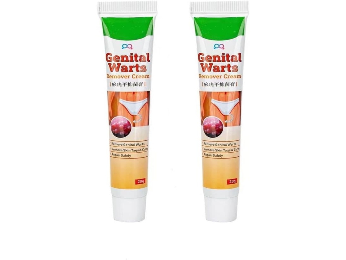 2 Unidades De Pomada Eliminadora De Verrugas Genitales CHRUI Crema Tratamiento Verrugas Anales