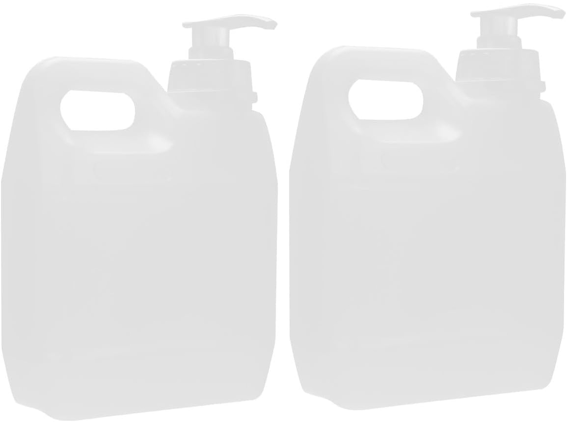 Botellas De Plástico Con Dosificador De 1 Litro, 2 Unidades, Para Almacenar Líquidos Químicos Y Cosméticos, De Boca Ancha.