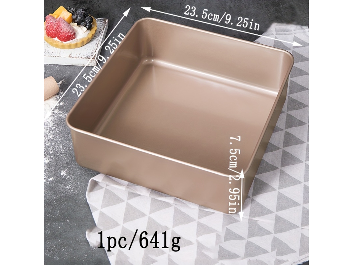 Molde cuadrado para pasteles, resistente, ideal para uso doméstico | STELASPLEN