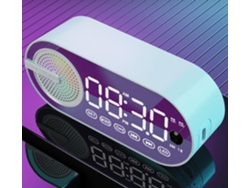 Altavoz Bluetooth Nuevo 2024, Reloj Inteligente, Despertador, Altavoz Pequeño, Inalámbrico, Portátil, Para Exteriores, Subwoofer, Alta