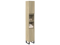 Mueble de baño 30x30x190 cm, derivados de la madera de roble Sonoma, DKD HOME DECOR