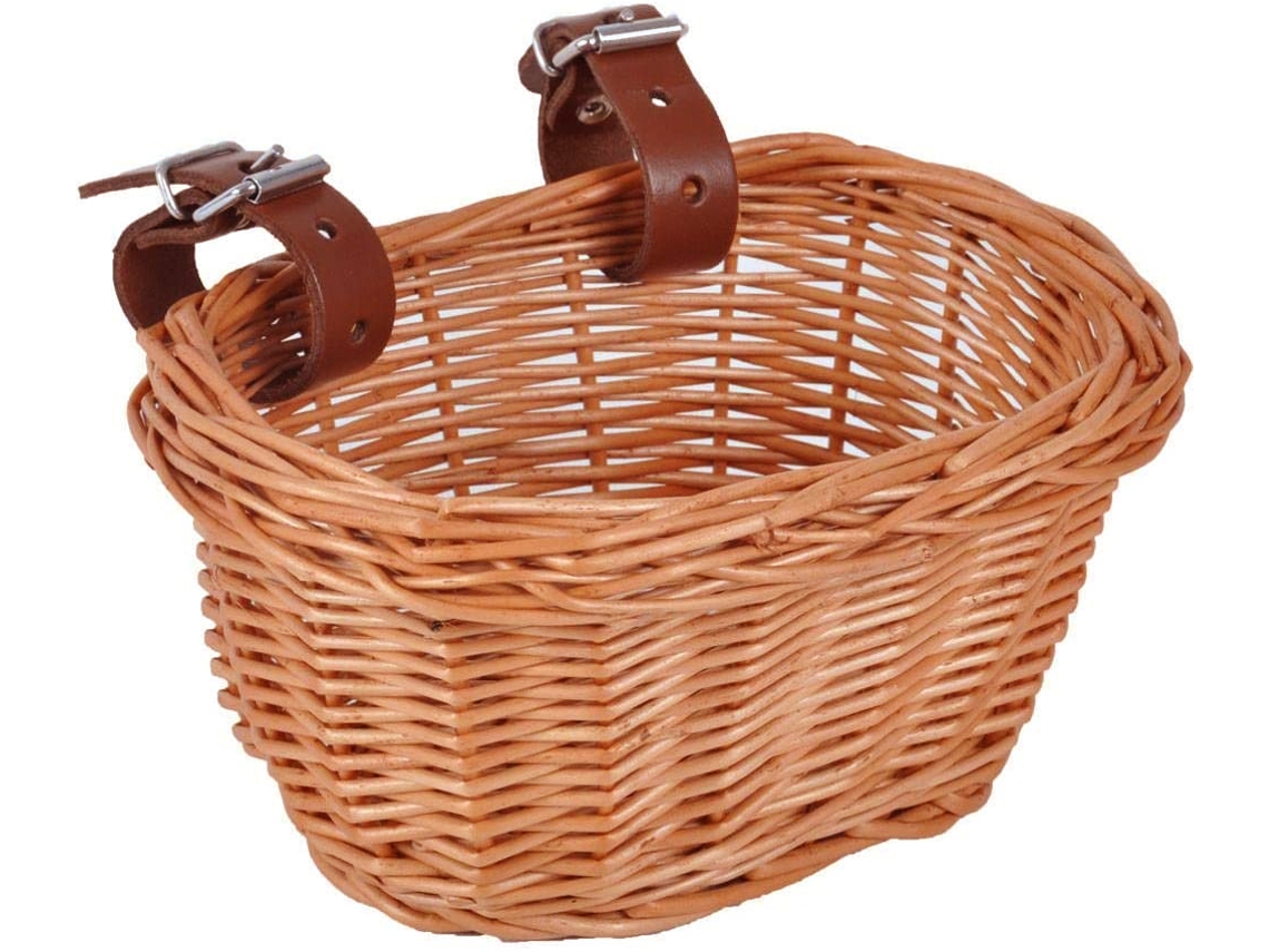 JILLIOPER Cesta de bicicleta fácil de instalar para niños, de ratán natural, tejida a mano, impermeable, resistente a la decoloración y con un bonito diseño de 