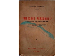 Libro Message Personnel, Traduit De Moi-même. De Charles Oulmont