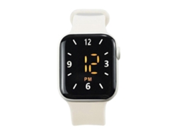 Reloj inteligente luminoso resistente al agua con pantalla táctil digital LED, hora precisa y pulsera cómoda para bicicleta eléctrica.