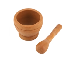Juego De Mortero Y Maja De Plástico Manual Para Moler Ajo, Hierbas Y Especias - Utensilio De Cocina