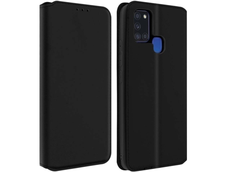 Funda Samsung Galaxy A21S AVIZAR Libro Billetera Negro