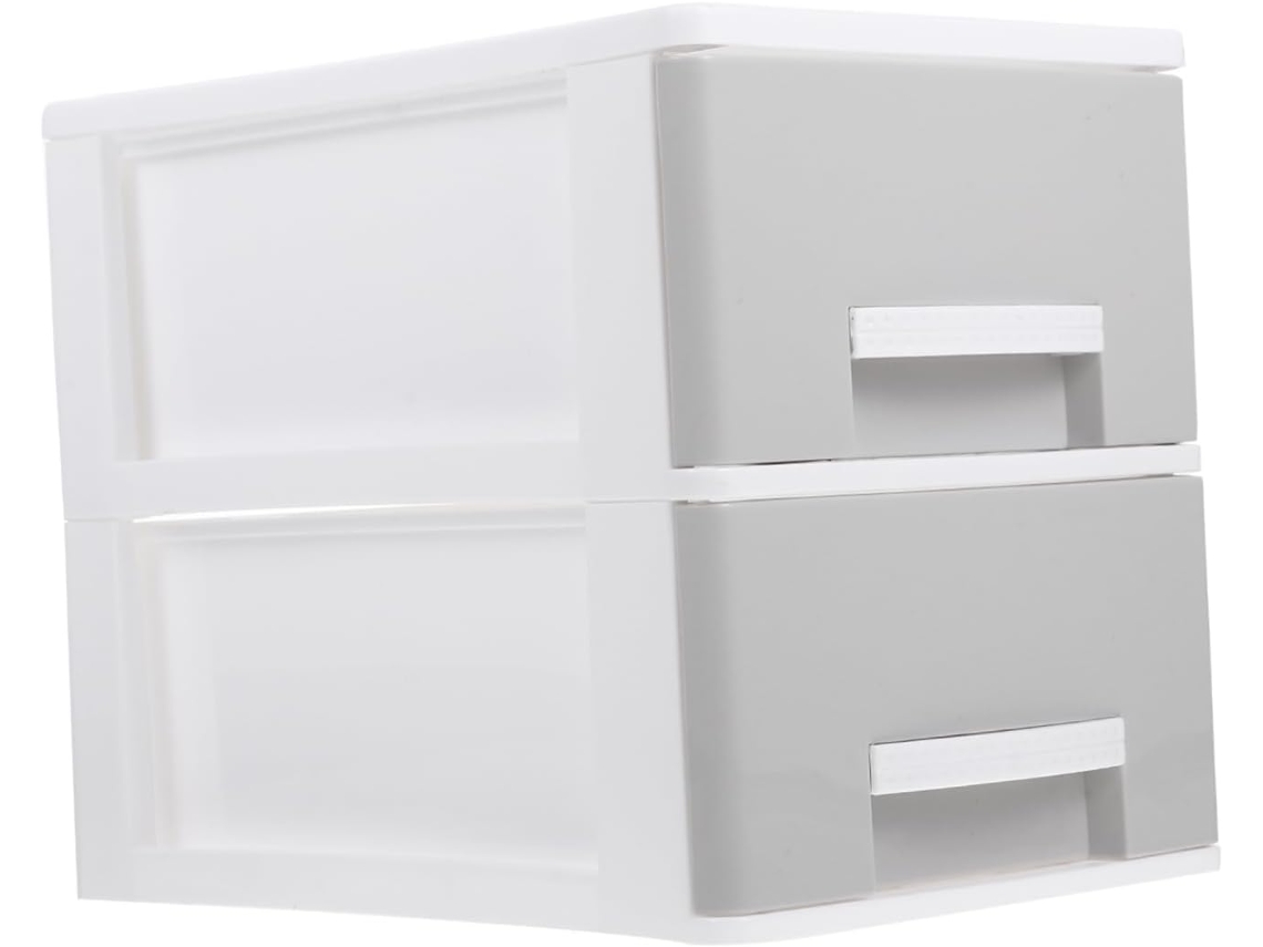 Caja De Almacenamiento De Dos Niveles Para Artículos Diversos, Organizador De Escritorio