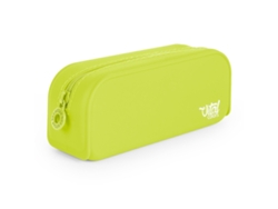 Estuche de lápices de silicona suave al tacto Vital Colors, color verde Office Box