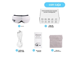 (sin Caja) Masajeador De Ojos Inteligente 6d, Funciones De Vibración Y Airbag, Bluetooth, Reproducción De Música